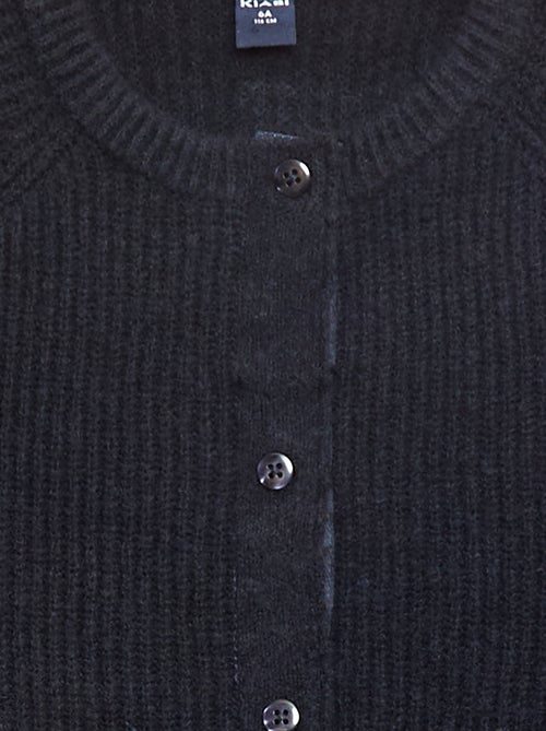 Cárdigan de punto grueso con abertura imantada - colección fácil de poner - Kiabi