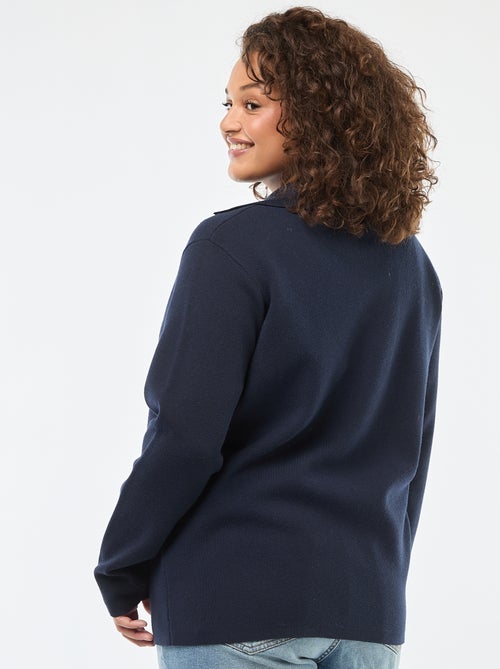 Cárdigan de punto grueso con doble botonadura - Kiabi