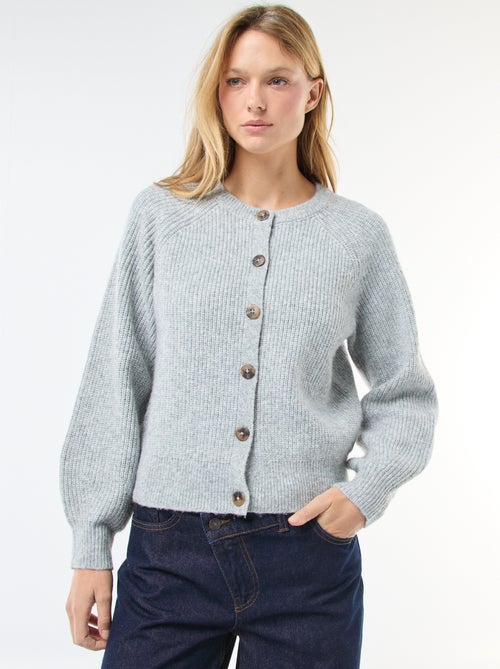 Cárdigan de punto grueso - Kiabi