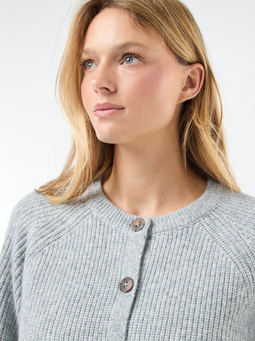 Cárdigan de punto grueso - Kiabi