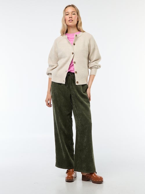 Cárdigan de punto grueso - Kiabi