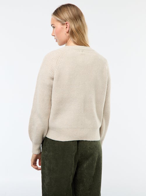 Cárdigan de punto grueso - Kiabi