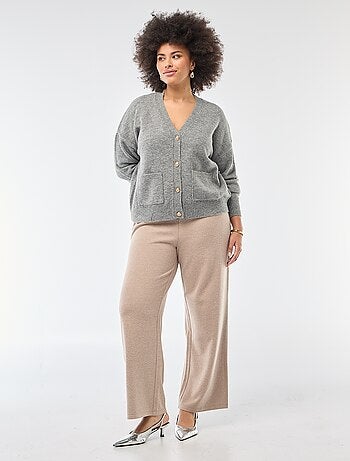 Cárdigan de punto grueso