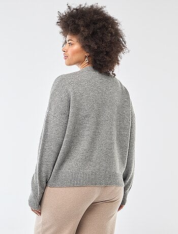 Cárdigan de punto grueso