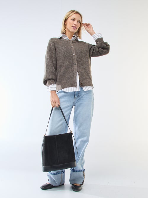 Cárdigan de punto grueso - Kiabi