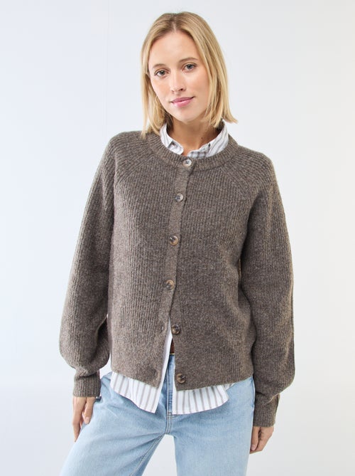 Cárdigan de punto grueso - Kiabi