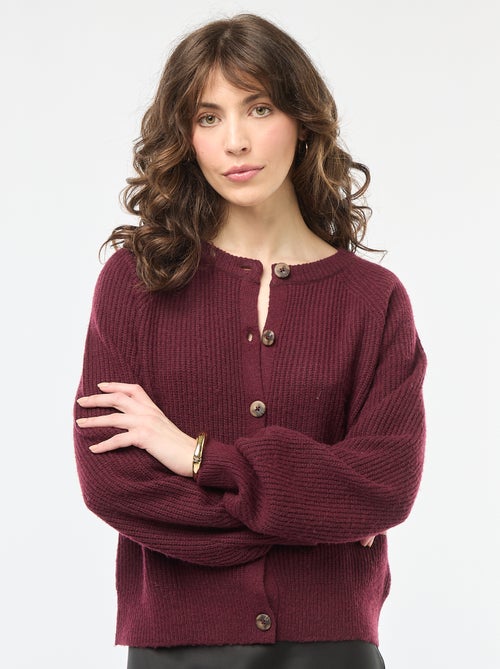 Cárdigan de punto grueso - Kiabi