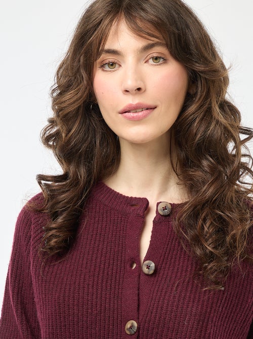 Cárdigan de punto grueso - Kiabi