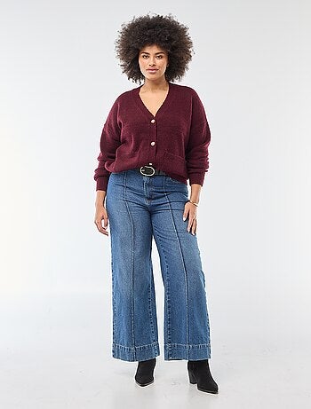 Cárdigan de punto grueso