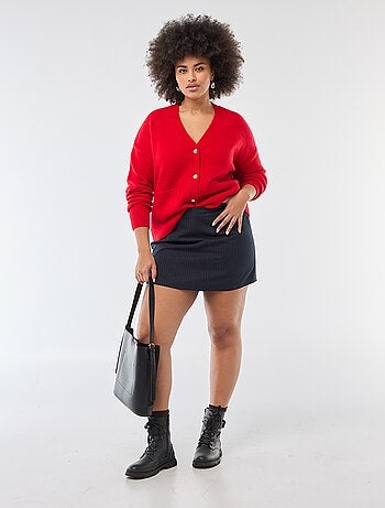 Cárdigan de punto grueso