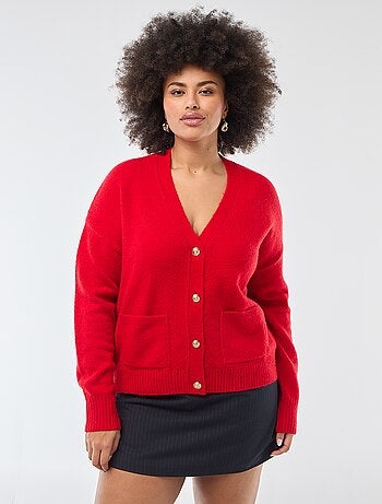 Cárdigan de punto grueso