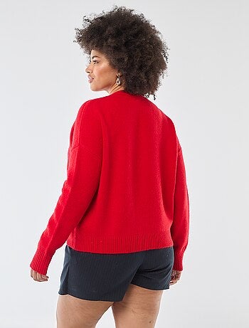 Cárdigan de punto grueso