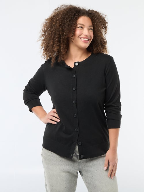 Cárdigan de punto liso - Kiabi