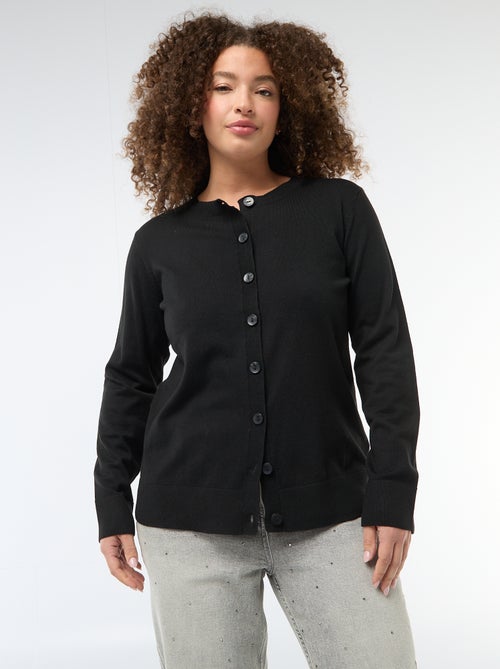 Cárdigan de punto liso - Kiabi