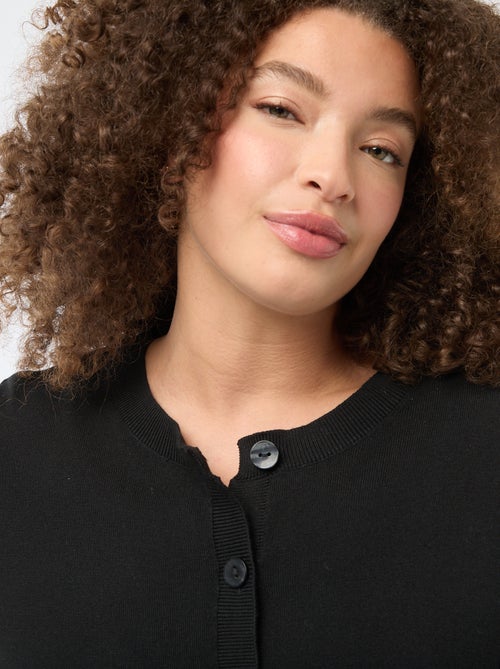 Cárdigan de punto liso - Kiabi