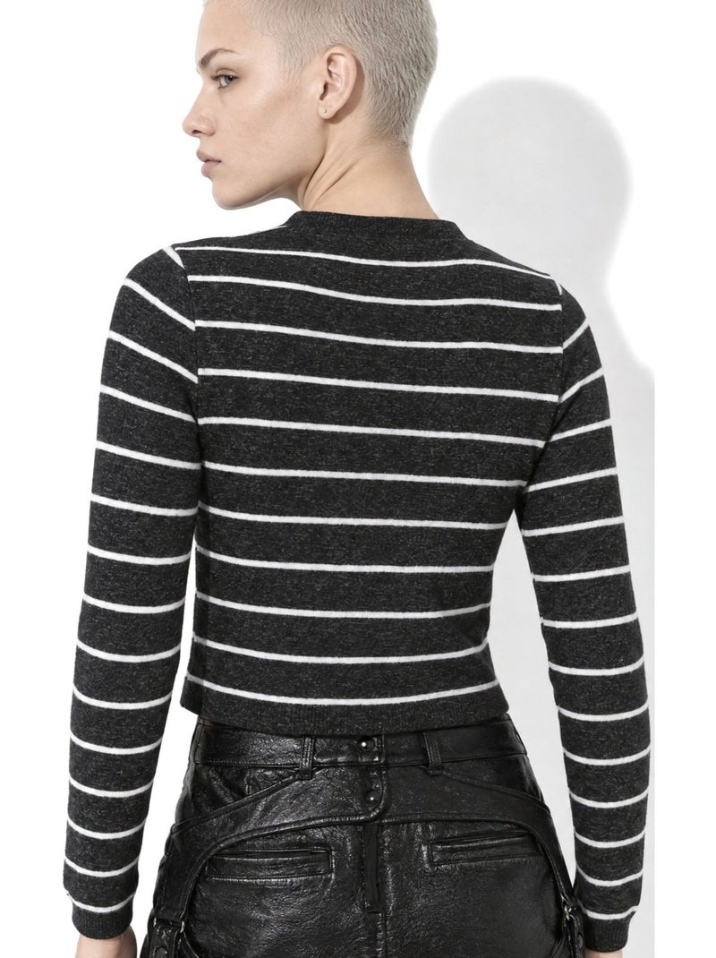 Cárdigan de punto para mujer busem Gris negro - Kiabi