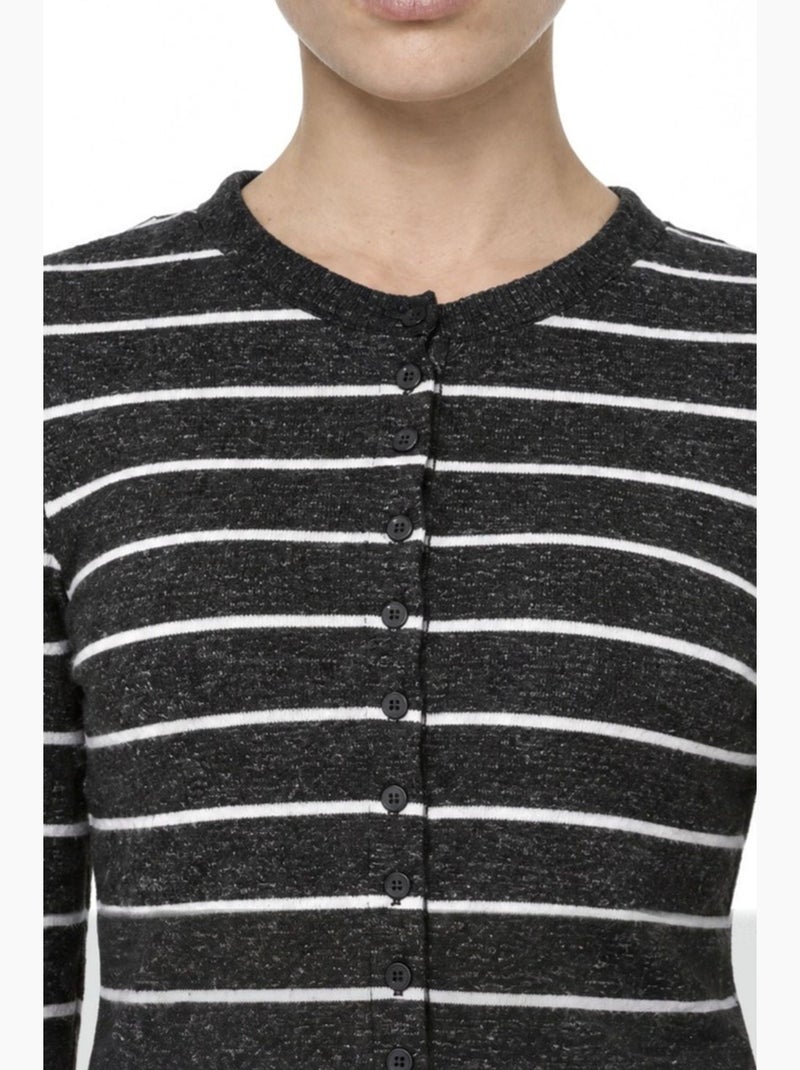 Cárdigan de punto para mujer busem Gris negro - Kiabi