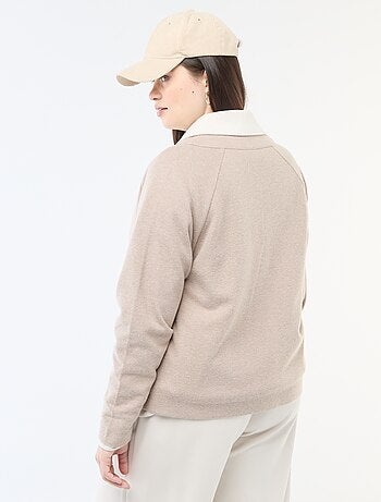 Cárdigan de punto suave