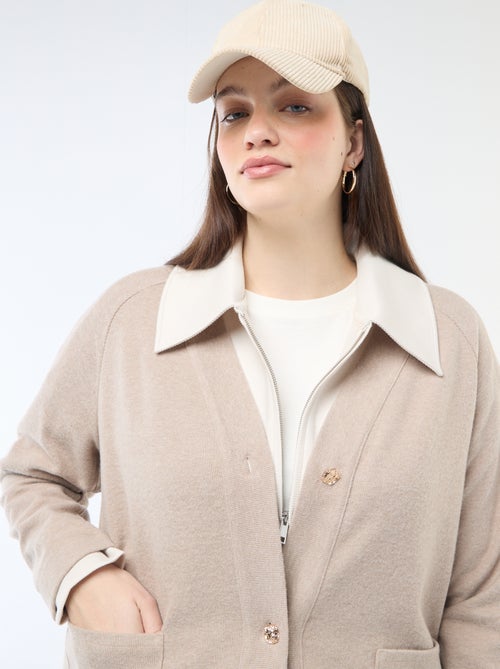 Cárdigan de punto suave - Kiabi