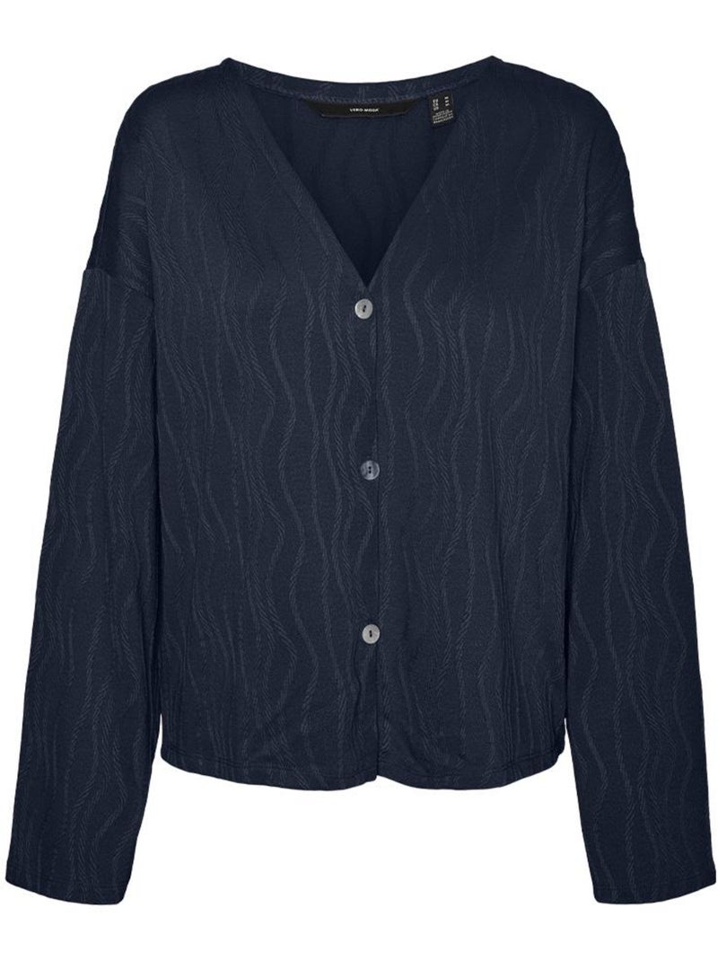Cárdigan de punto vero moda para mujer Azul marino - Kiabi