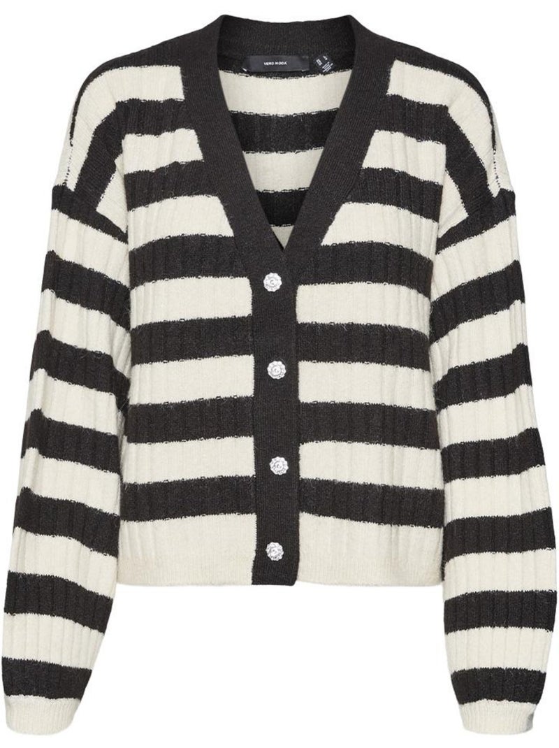 Cárdigan de Punto Vero Moda para Mujer Negro - Kiabi