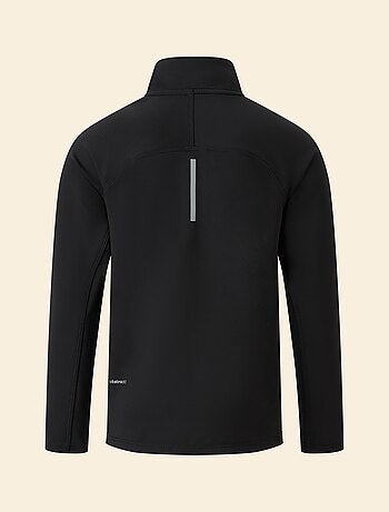Ekstract - Cárdigan deportivo con cuello alto y cremallera