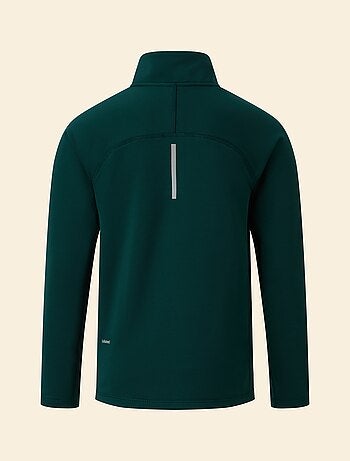 Ekstract - Cárdigan deportivo con cuello alto y cremallera
