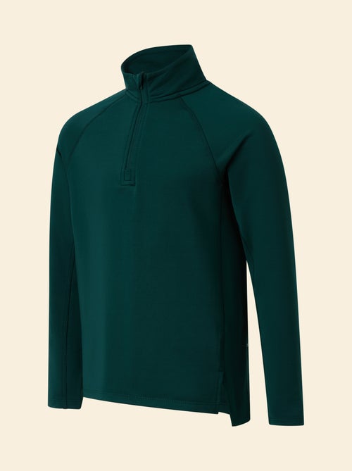 Cárdigan deportivo con cuello alto y cremallera - (ekstract) - Kiabi Cárdigan deportivo con cuello alto y cremallera - (ekstract) - Kiabi