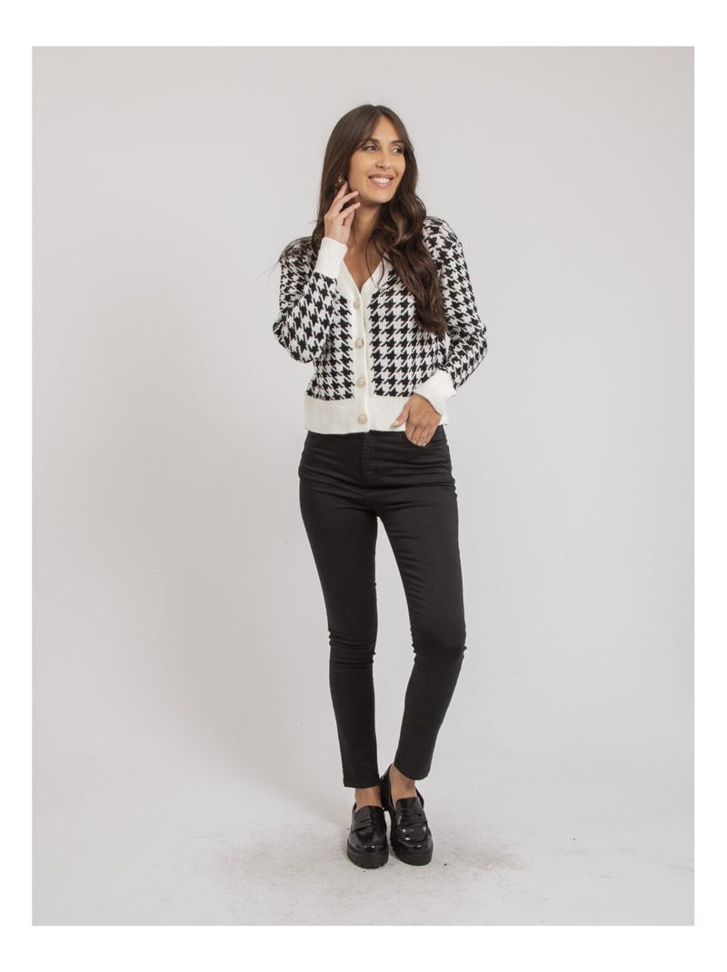 Cárdigan estampado KENAN Blanco - Kiabi