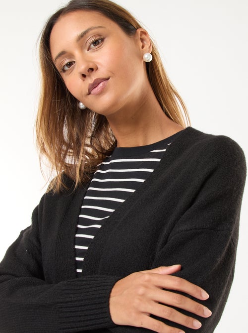 Cárdigan largo abierto - Kiabi