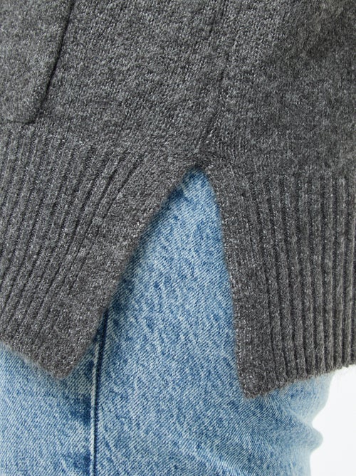 Cárdigan largo abotonado 'Only Carmakoma' con tachuelas de fantasía - Kiabi