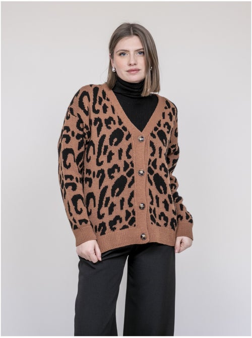 Cárdigan leopardo KATLINE - Kiabi