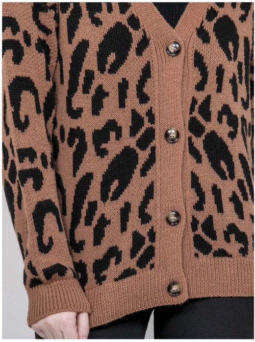 Cárdigan leopardo KATLINE - Kiabi