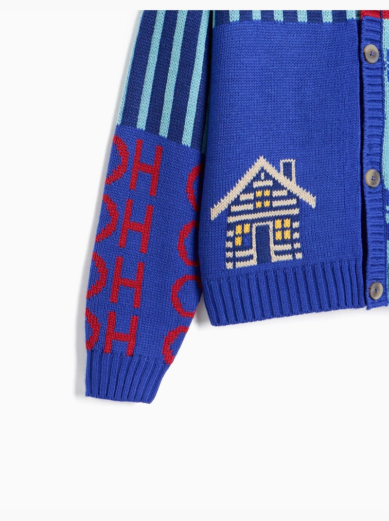 Cárdigan navideño, mo fashion Rojo - Kiabi