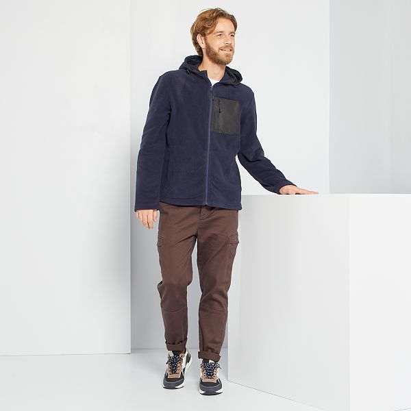 Sudadera polar con capucha para hombre - PEERUS -