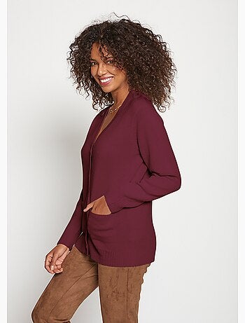 Cárdigan punto grueso botones - Afibel