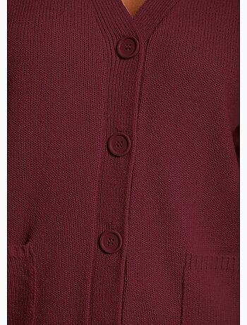 Cárdigan punto grueso botones - Afibel