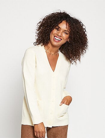 Cárdigan punto grueso botones - Afibel