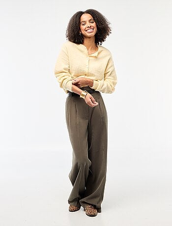 Cárdigan suave de lana y mohair