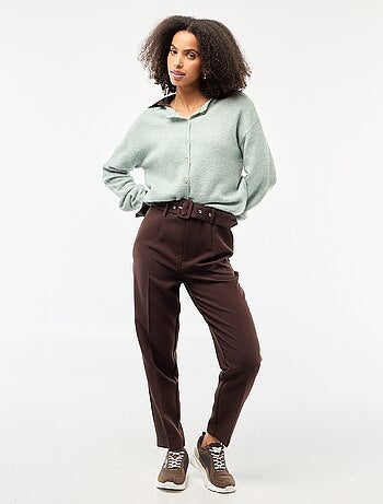 Cárdigan suave de lana y mohair