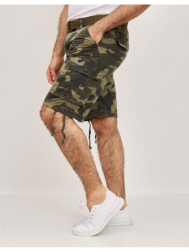 Carga militar Bermudas Kebello Verde - Kiabi