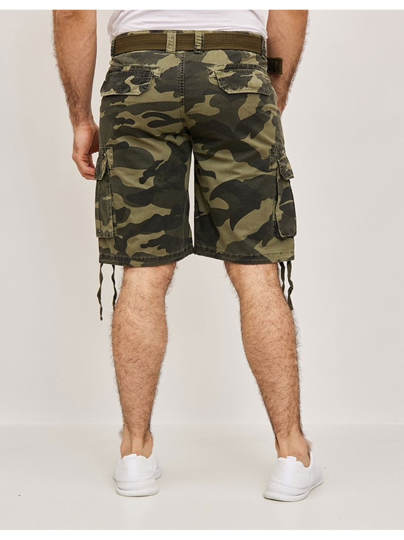 Carga militar Bermudas Kebello Verde - Kiabi