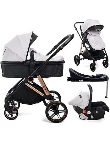 Carrito De Bebé Tres Piezas 3 En 1 - base Isofix - Cavo - Bebelissimo