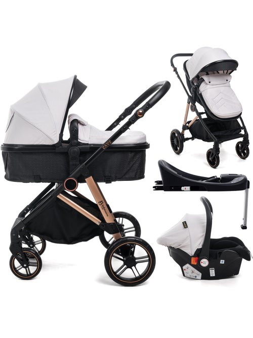 Carrito De Bebé Tres Piezas 3 En 1 - base Isofix - Cavo - Bebelissimo - Kiabi Carrito De Bebé Tres Piezas 3 En 1 - base Isofix - Cavo - Bebelissimo - Kiabi