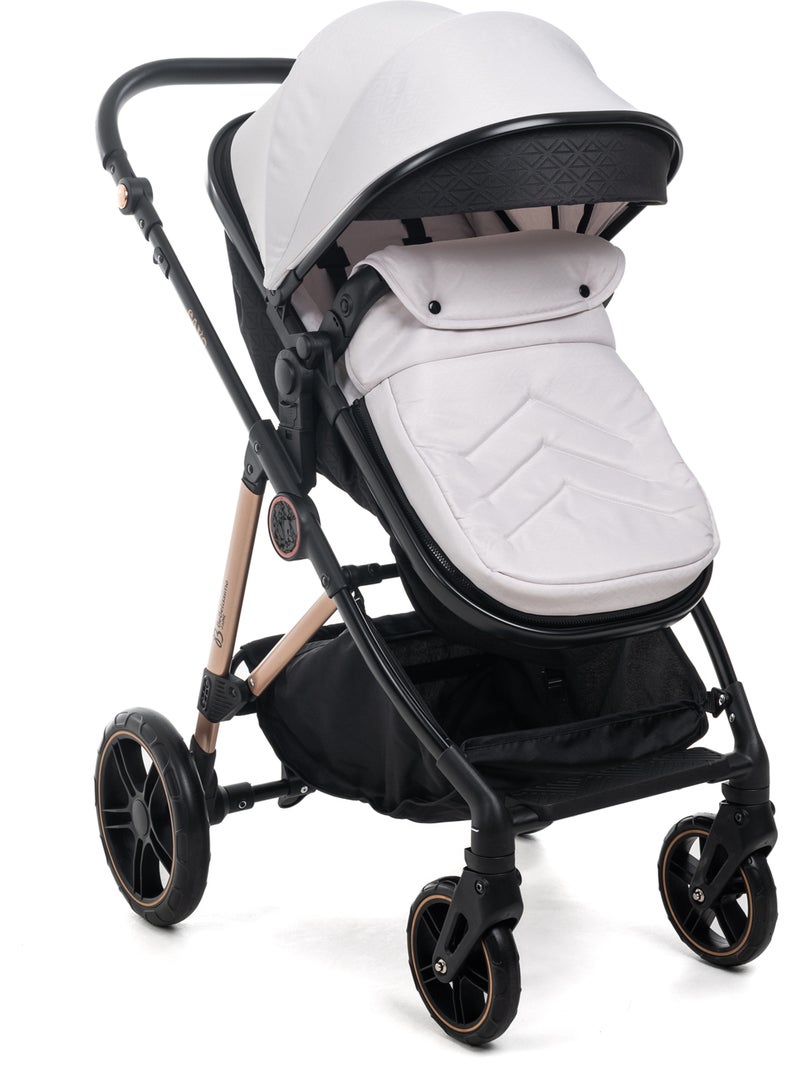 Carrito De Bebé Tres Piezas 3 En 1 -  base Isofix - Cavo - Bebelissimo Beige - Kiabi