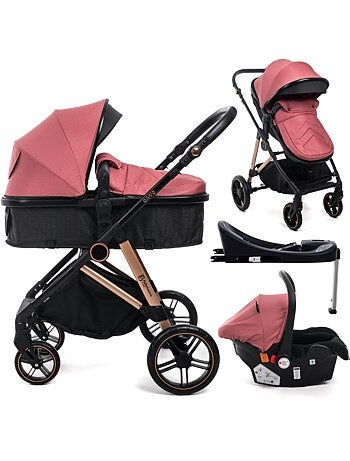Carrito De Bebé Tres Piezas 3 En 1 - base Isofix - Cavo - Bebelissimo
