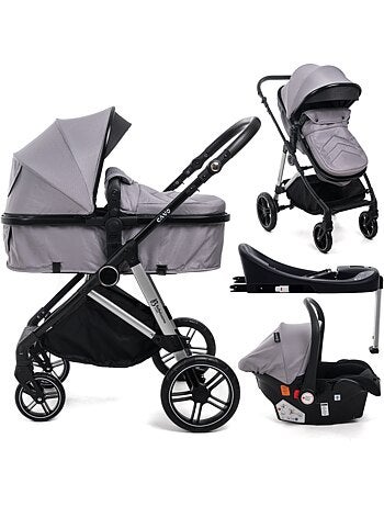 Carrito De Bebé Tres Piezas 3 En 1 - base Isofix - Cavo - Bebelissimo