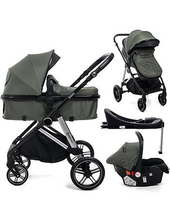 Carrito De Bebé Tres Piezas 3 En 1 - base Isofix - Cavo - Bebelissimo