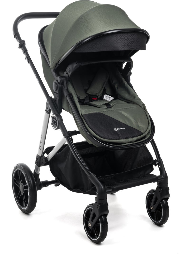 Carrito De Bebé Tres Piezas 3 En 1 -  base Isofix - Cavo - Bebelissimo Verde - Kiabi