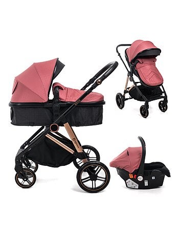 Carrito De Bebé Tres Piezas 3 En 1 - Carricoche De 3 Piezas - 0-22kg - Cavo - Bebelissimo